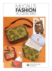 5824 NOVELTY CRAZY POCKET BAGS, LAPTOP COVERS PATTERN